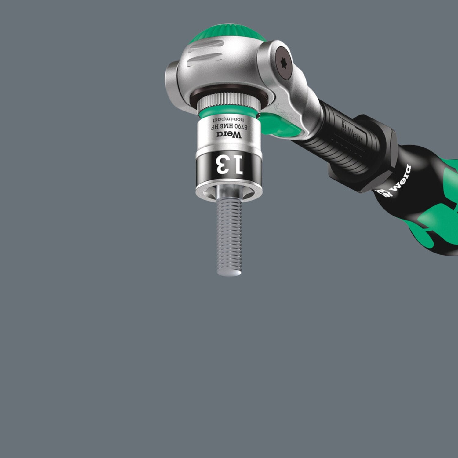 Wera Zyklop 3/8" socket with holding function - Metric 9.0