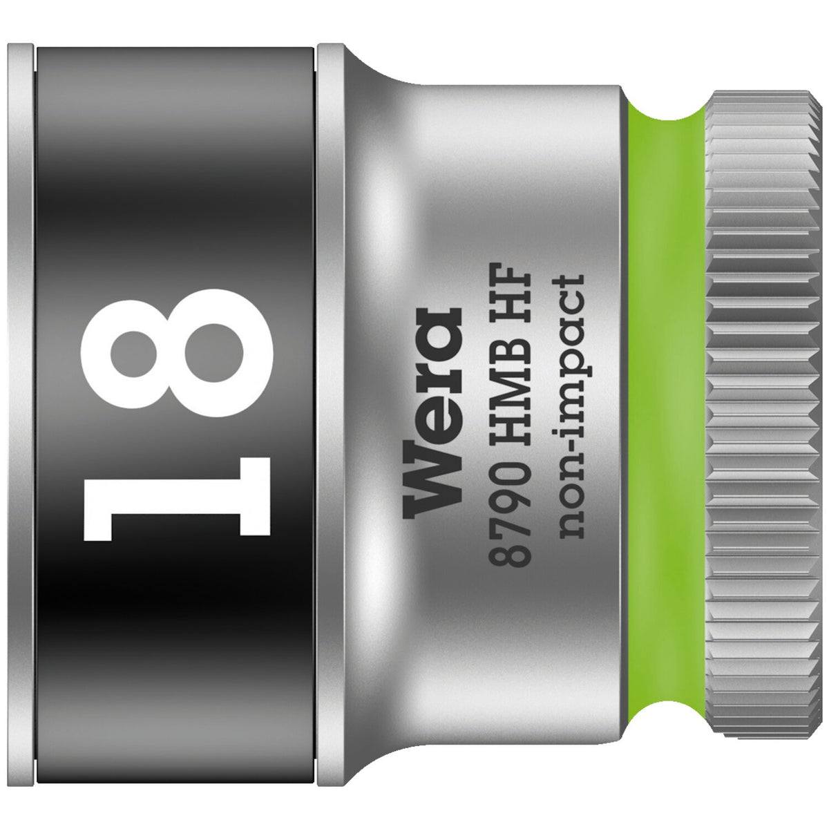 Wera Zyklop 3/8" socket with holding function - Metric 18.0