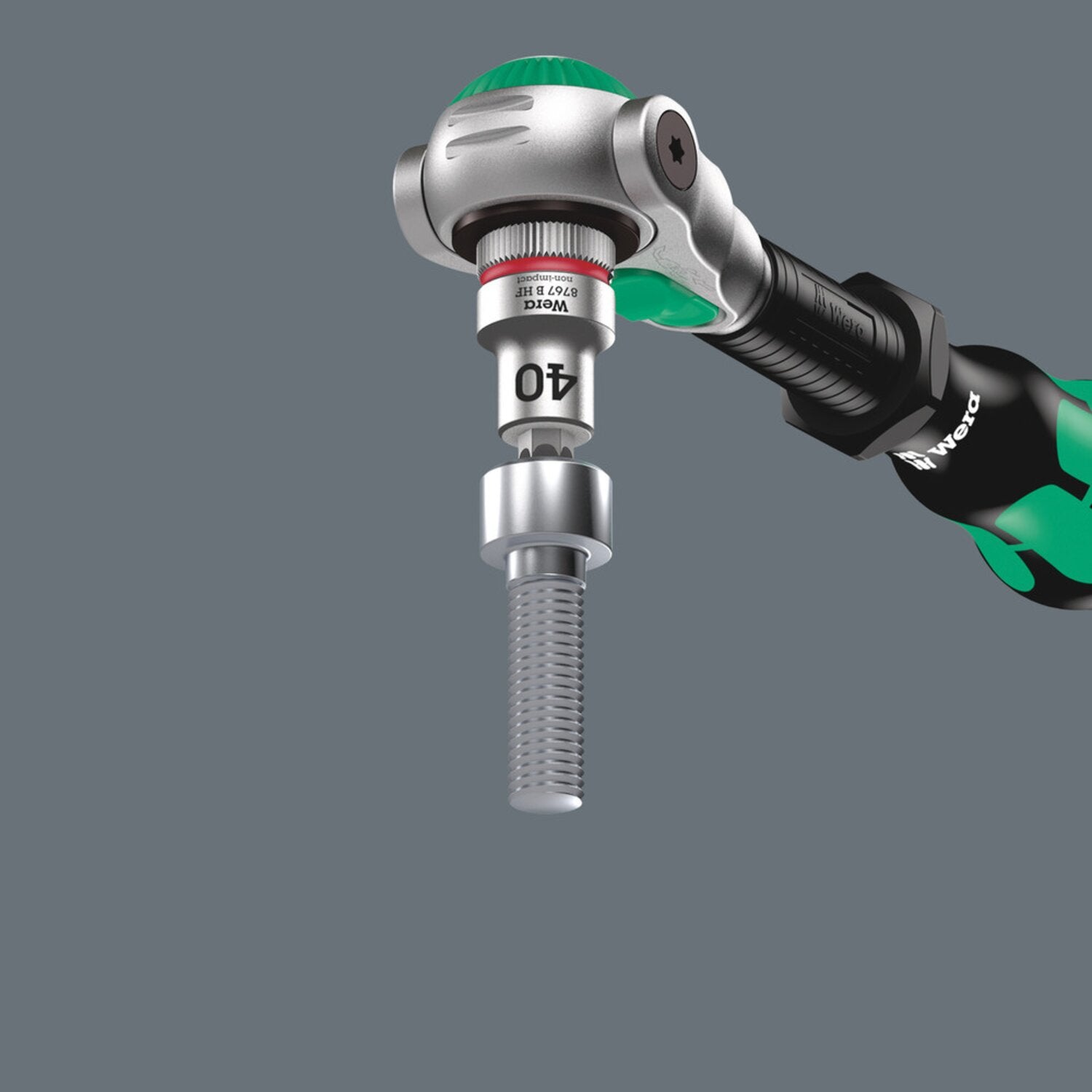Wera Zyklop 3/8" Torx® socket bit TX40 with holding function