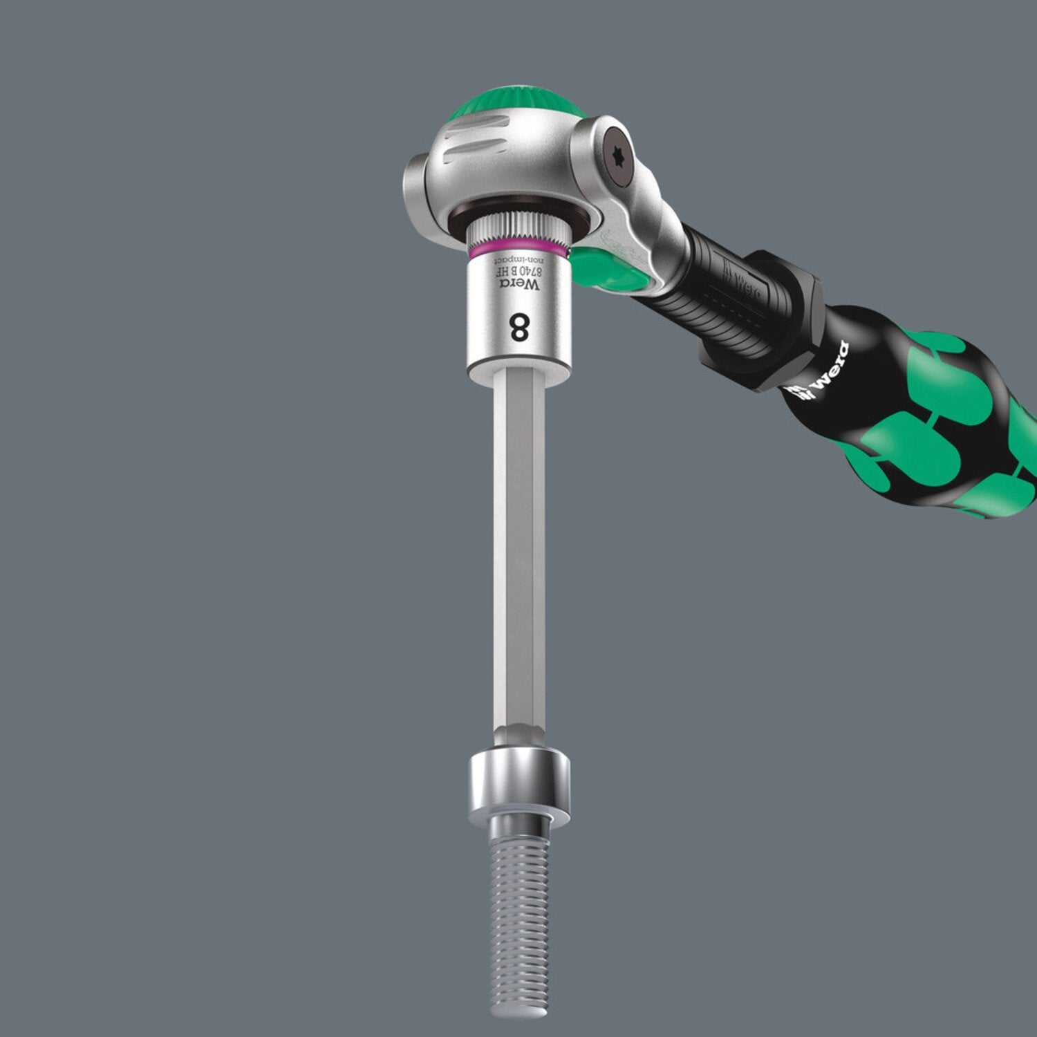 Wera extended 3/8" Hex socket bits - Metric