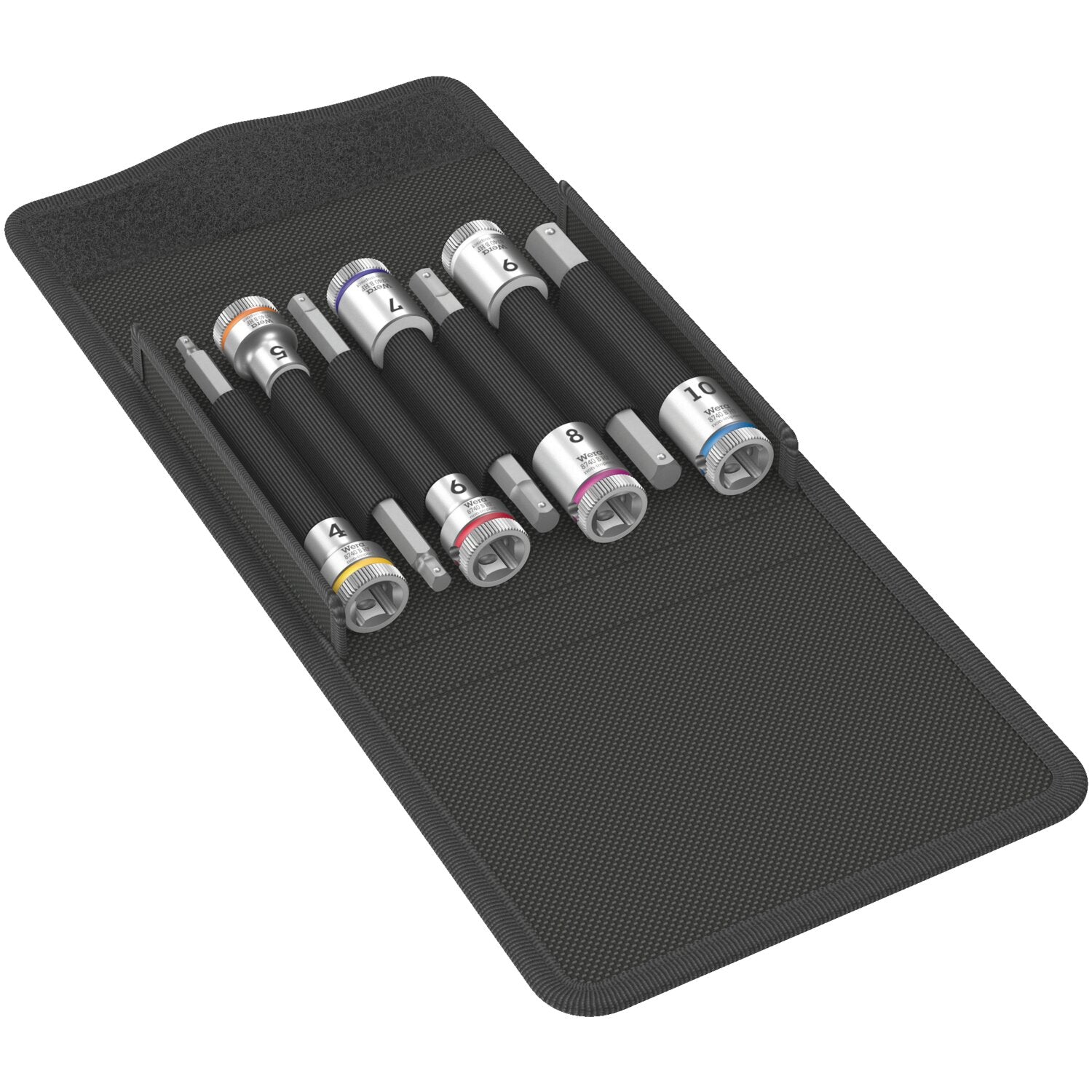 Wera extended 3/8" Hex socket bits - Metric