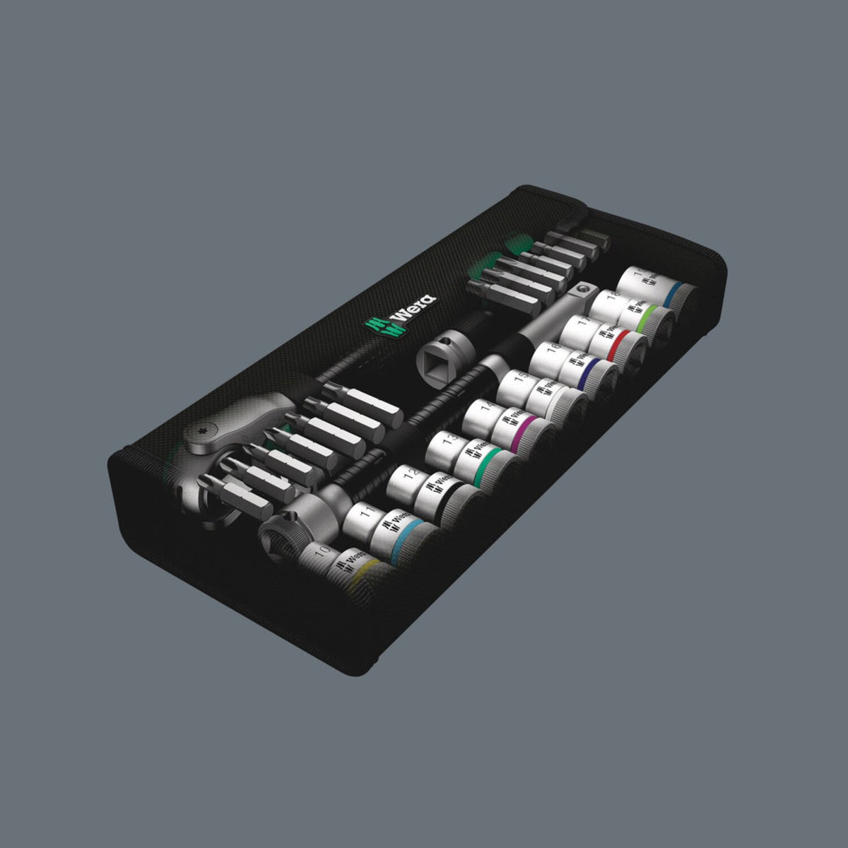 Wera Zyklop speed ratchet kit 1/2" drive - Metric sizes