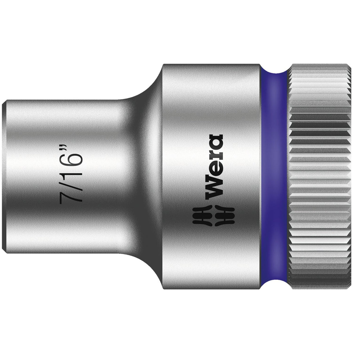 Wera Zyklop 1/2" socket - US sizes 7/16"