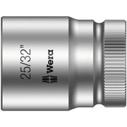 Wera Zyklop 1/2" socket - US sizes 25/32"