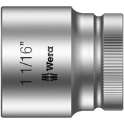 Wera Zyklop 1/2" socket - US sizes 1-1/16"