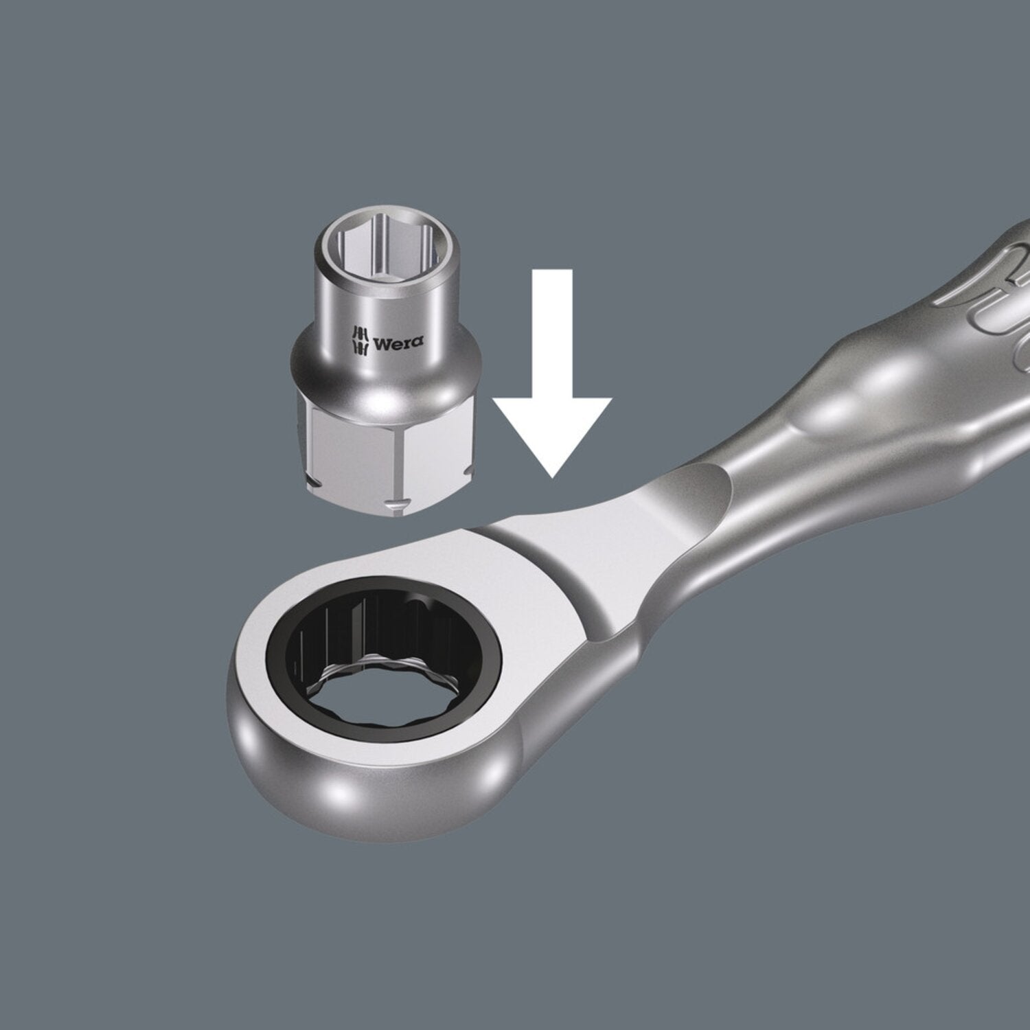 Wera Zyklop ratchet kit Kraftform Mini 2 1/4" drive Metric