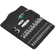 Wera Zyklop ratchet kit Kraftform Mini 2 1/4" drive Metric