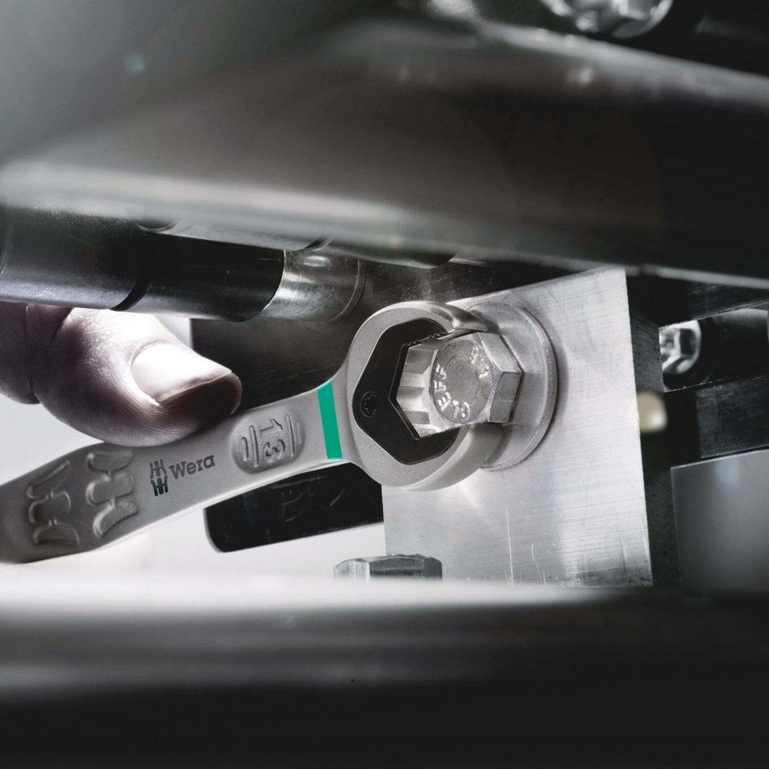 Wera ratcheting wrench open/ box end 15mm Joker - Metric
