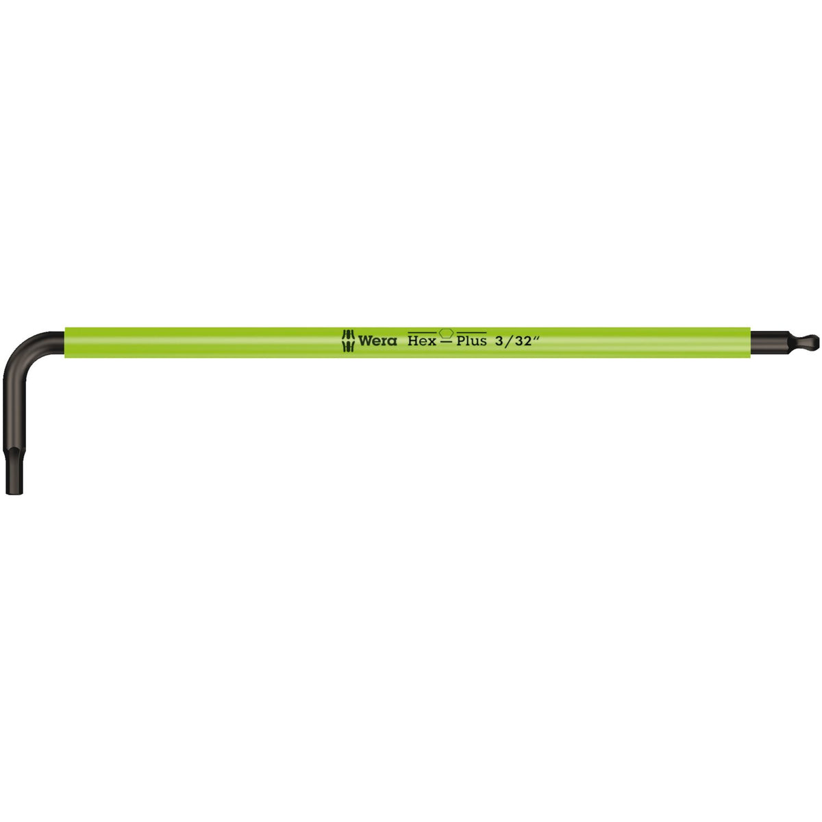Wera hex key multicolor bright green - US sizes 3/32"
