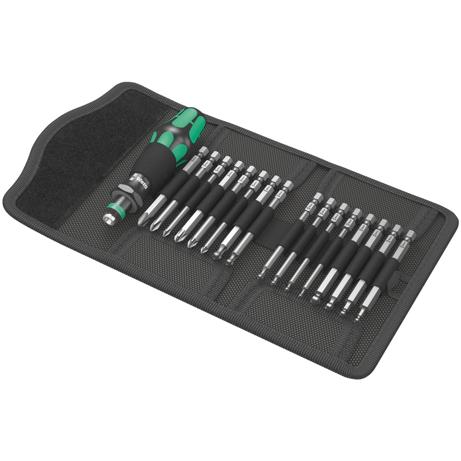 Wera bit pouch bits & handle kit Kraftform Kompakt 66 KK