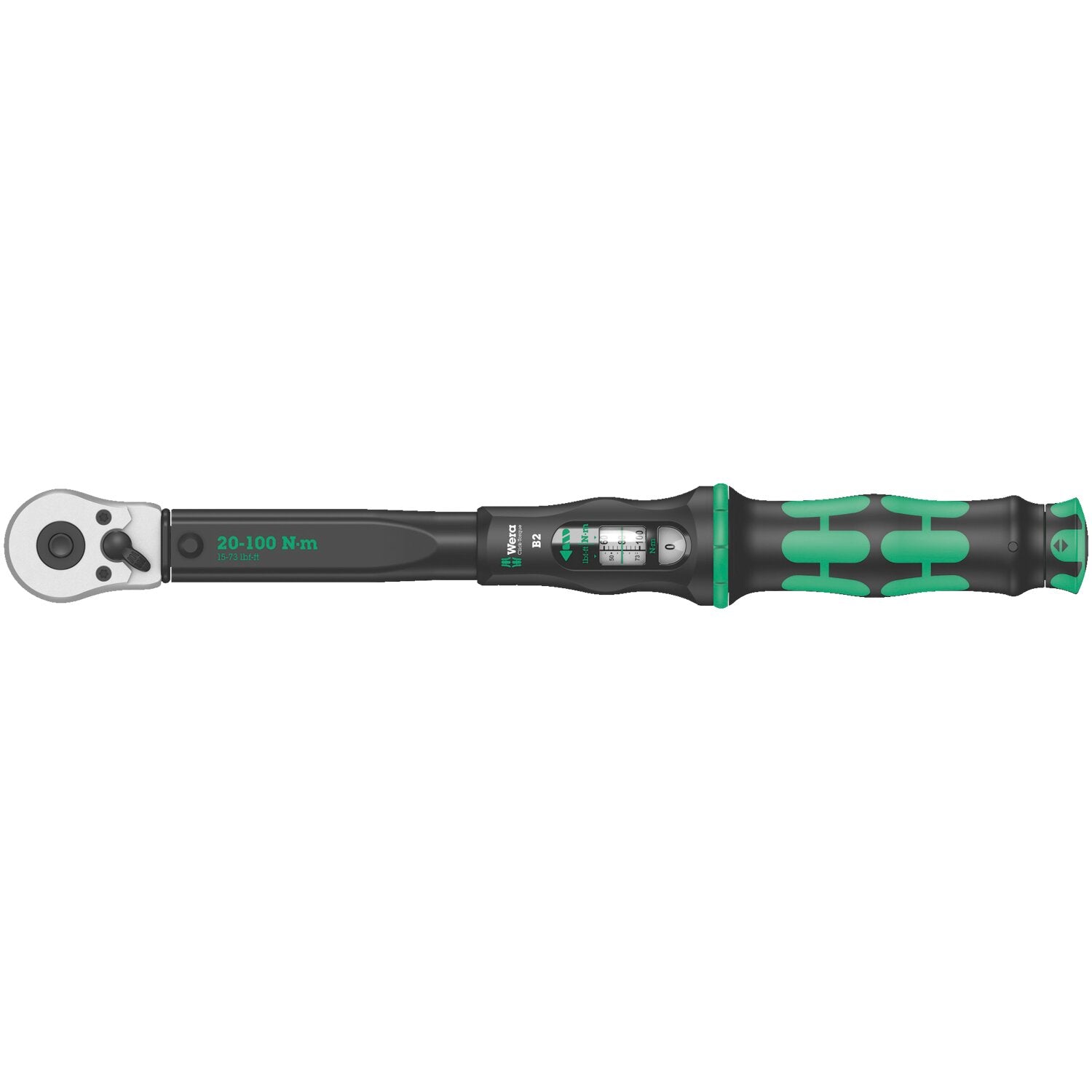 Wera 3/8" drive torque wrench 20-100 Nm with ratchet