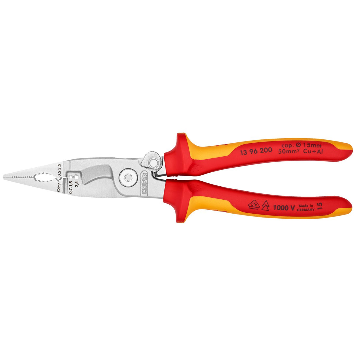 Knipex electrical installation pliers 200mm VDE