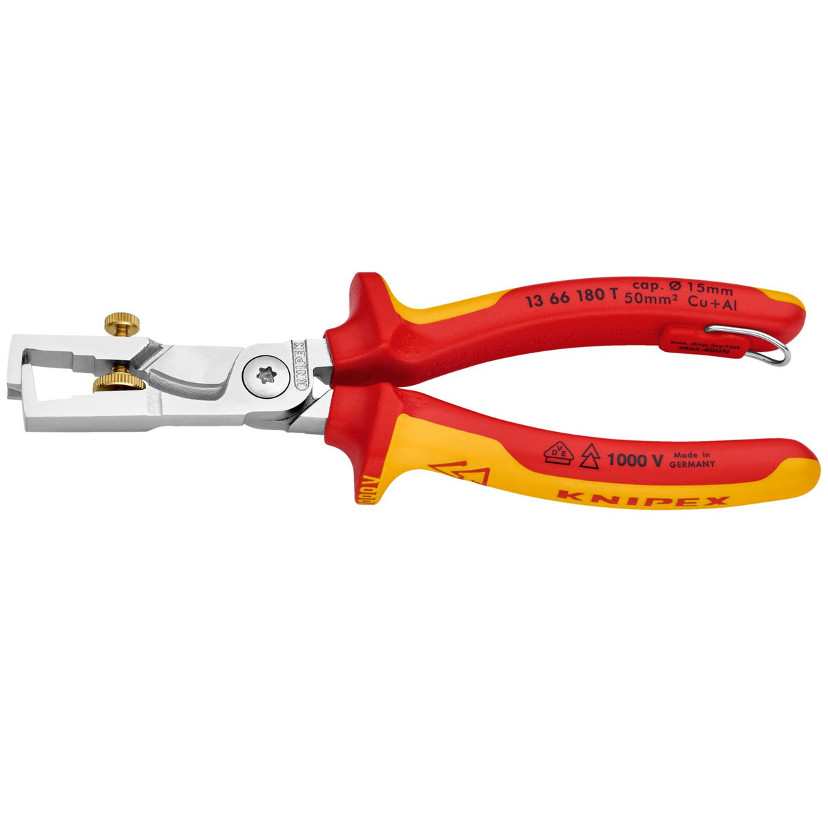 Knipex insulation strippers StriX 180mm VDE