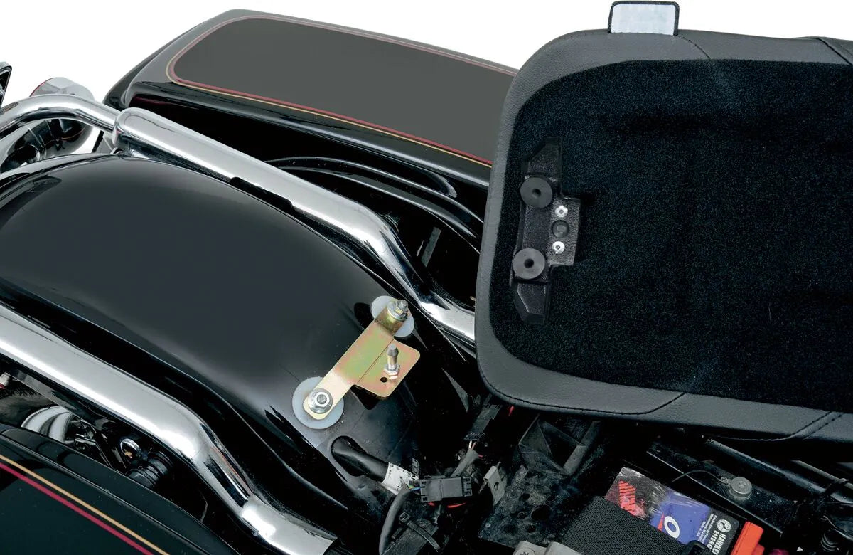 Drag Specialties Backrest Compatible Solo Seat - For Harley Davidson