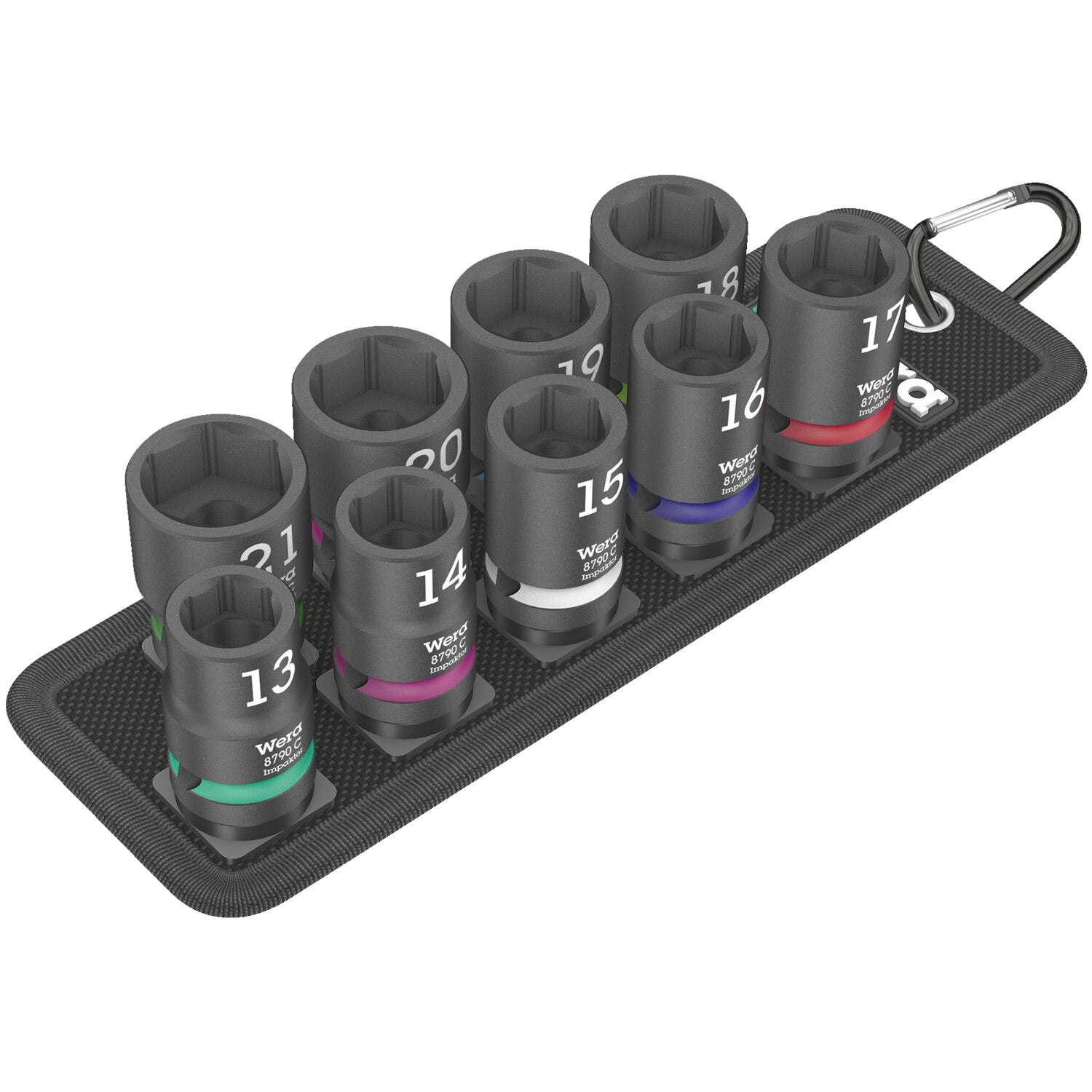 Wera Impaktor 1/2" hex socket set - Metric