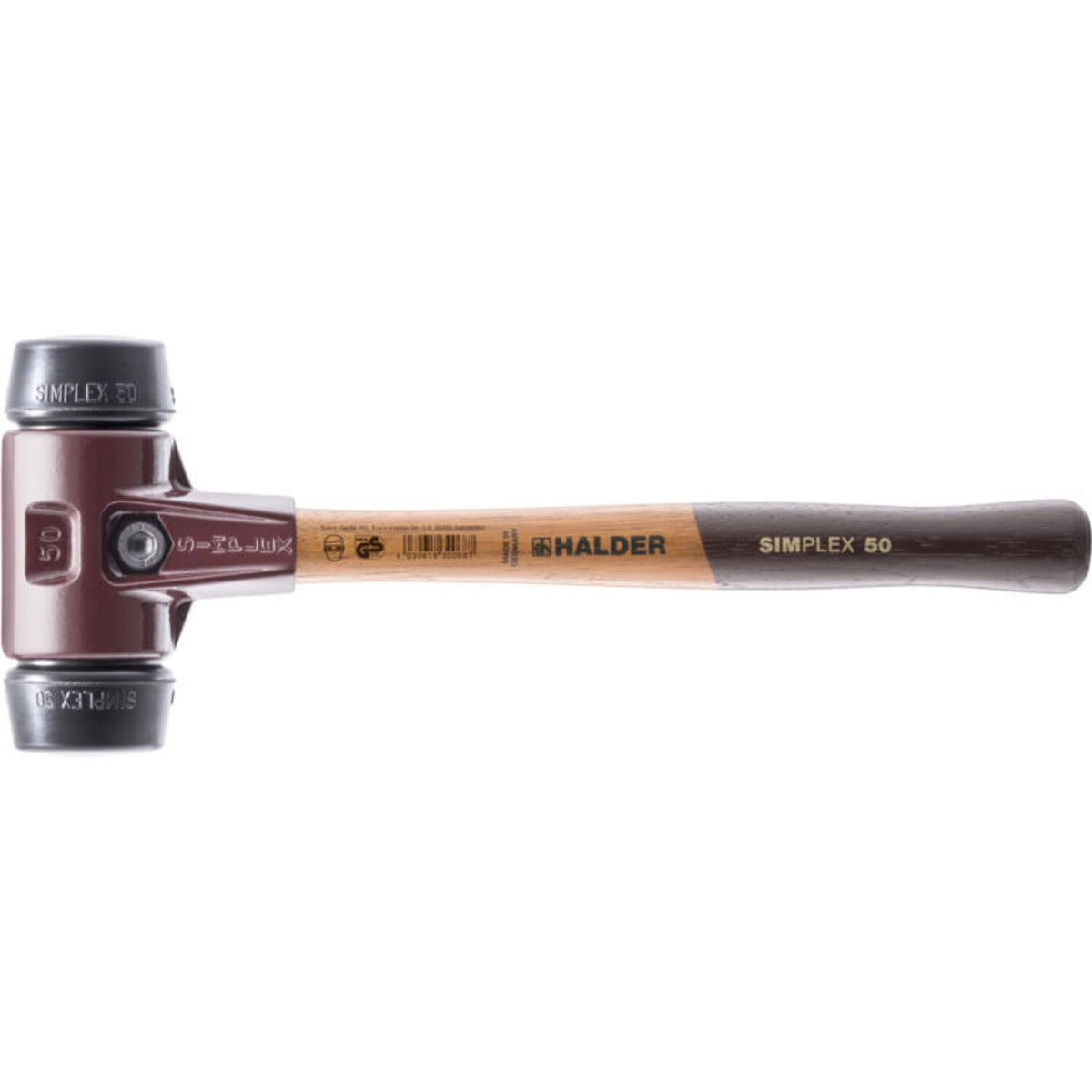 Halder mallet Simplex soft face rubber 350mm long