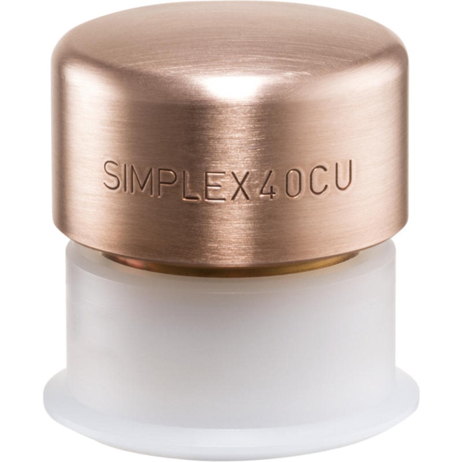 Halder insert for Simplex mallet 40mm Copper - Very hard