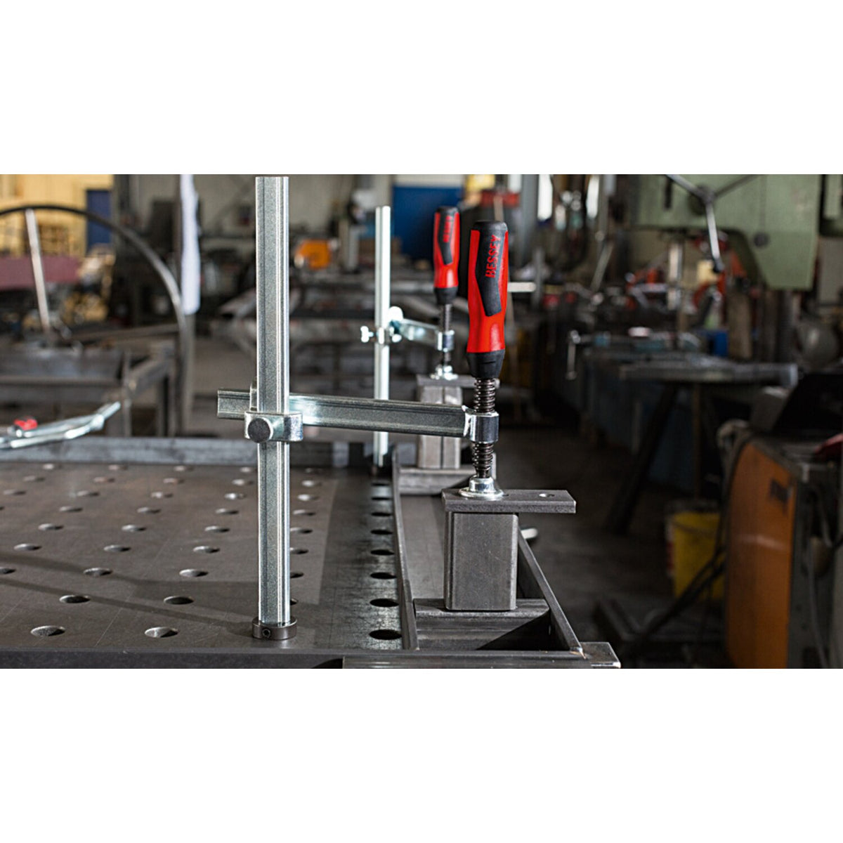 Bessey clamping element for welding tables TWV