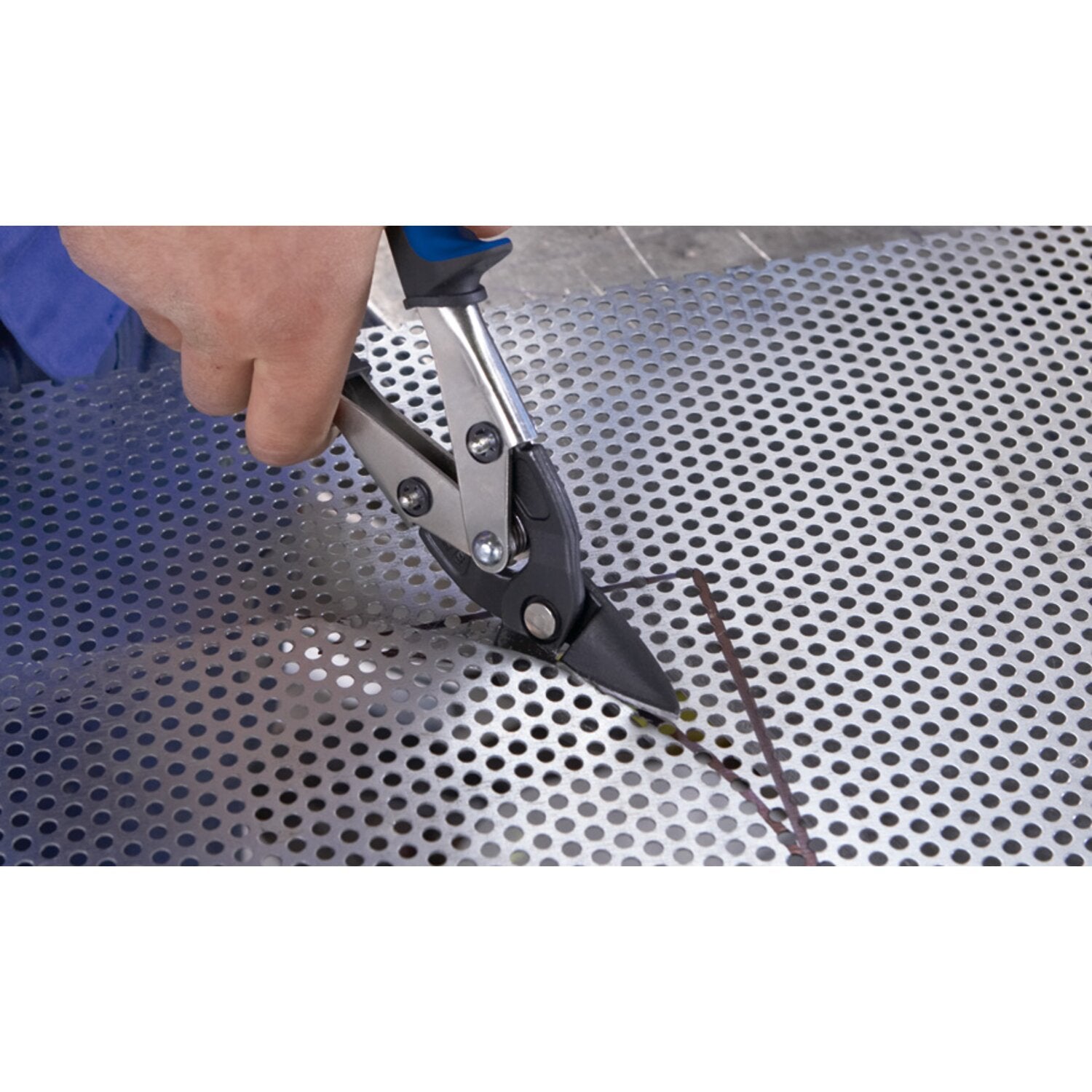 Bessey compound action maneuvrable tin snip - 230mm R
