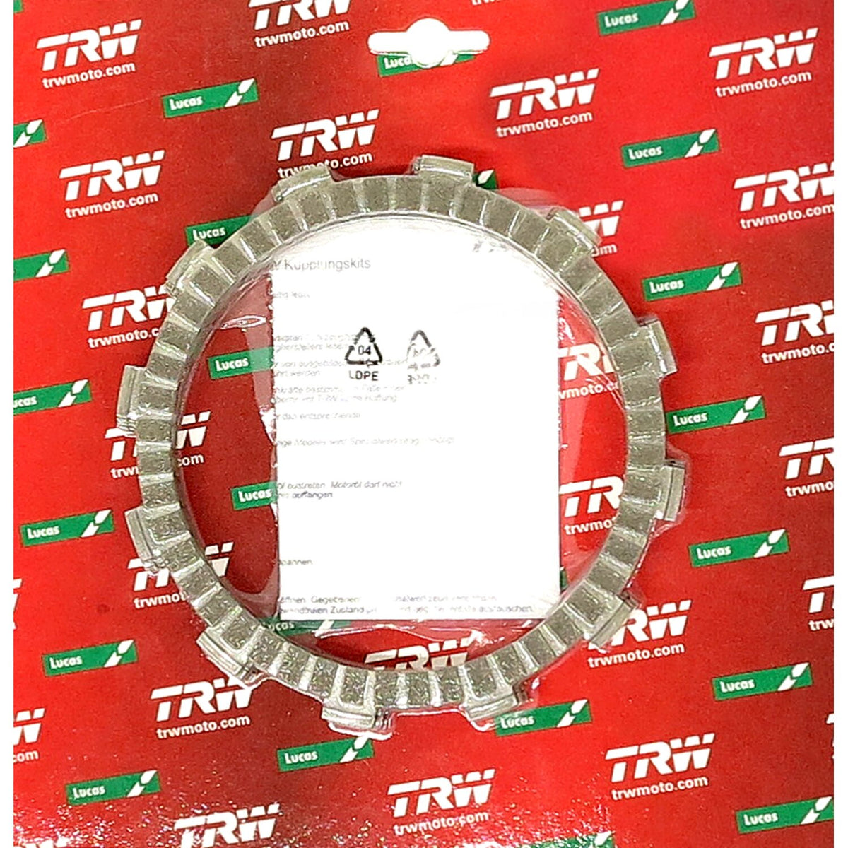 TRW clutch plate kit frictions discs