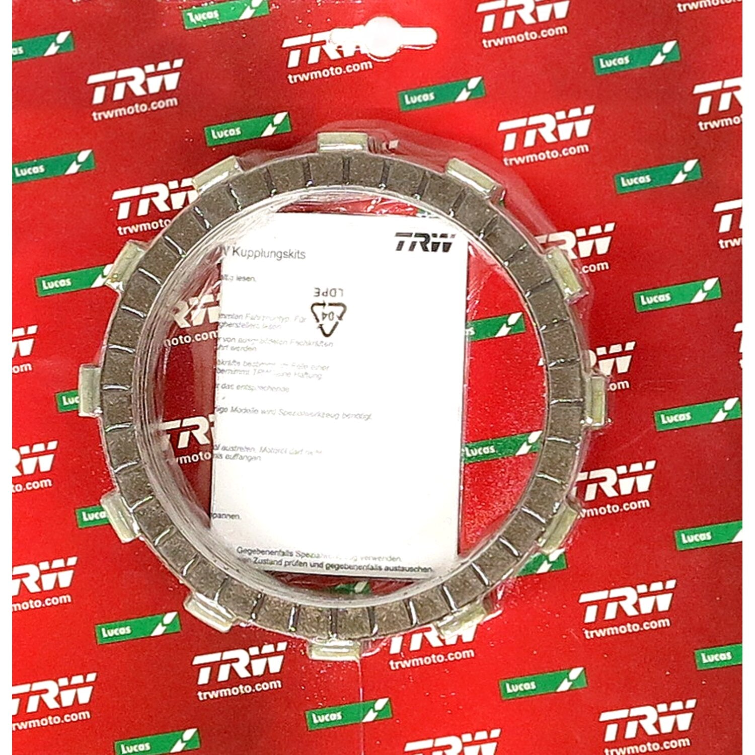 TRW clutch plate kit frictions discs