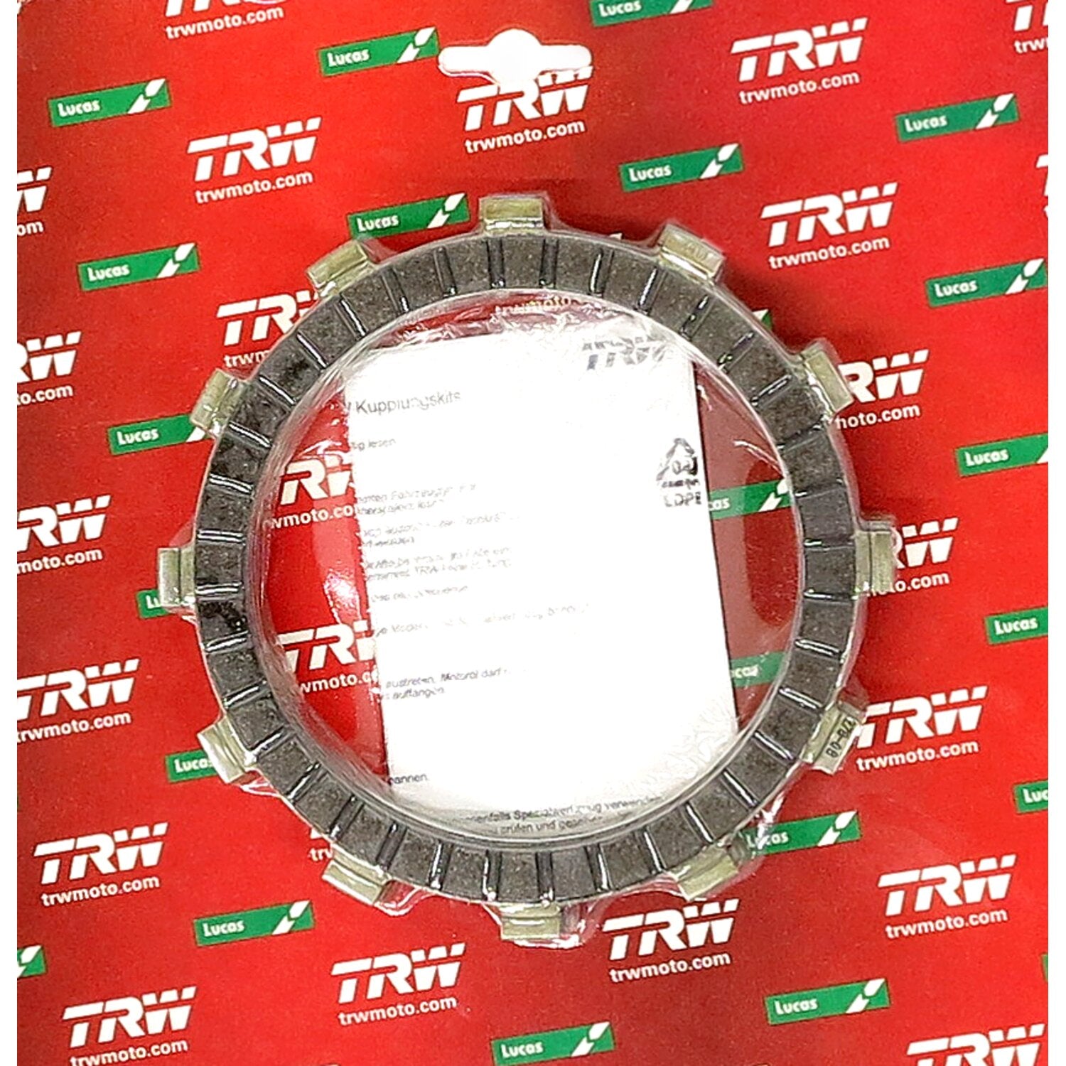 TRW clutch plate kit frictions discs