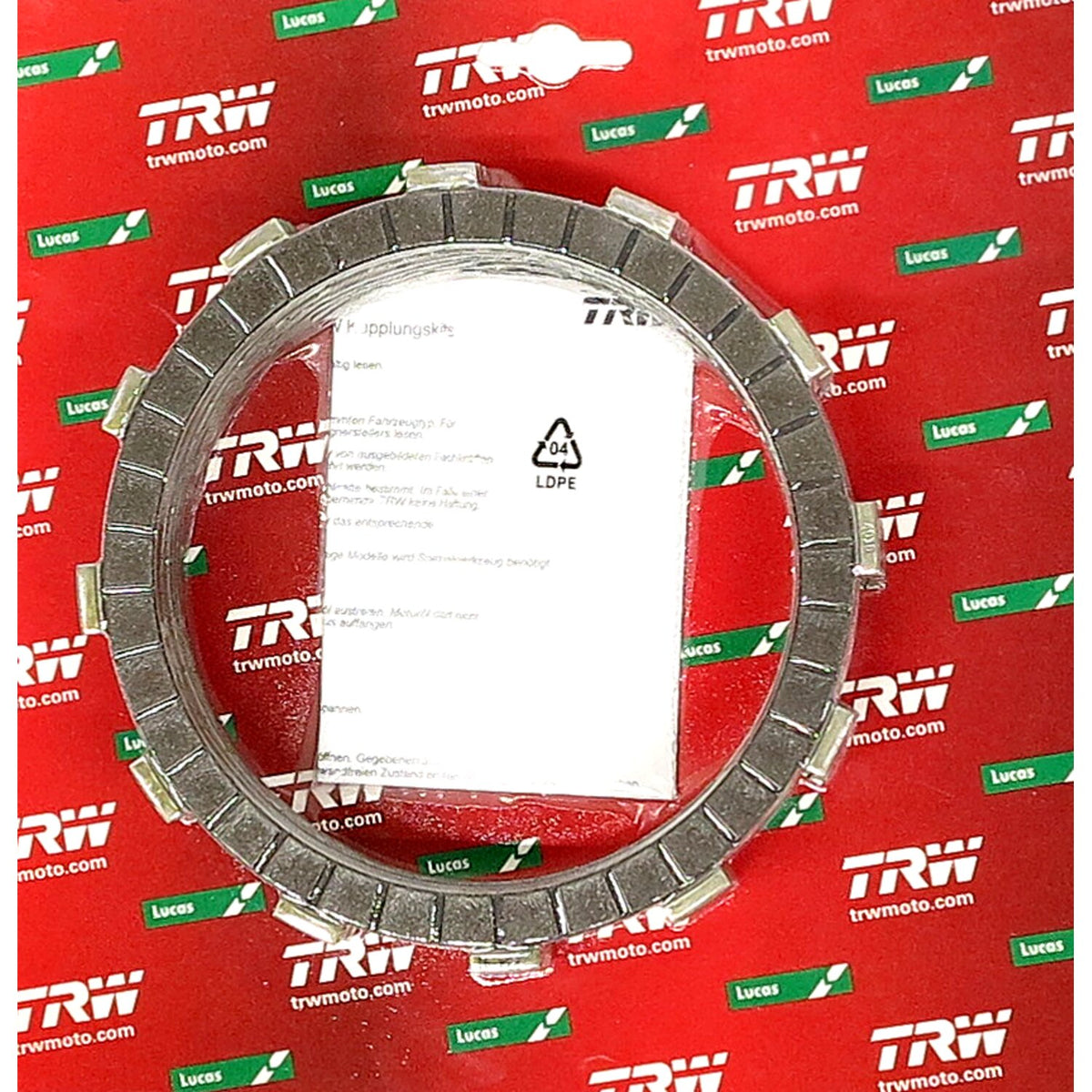 TRW clutch plate kit frictions discs
