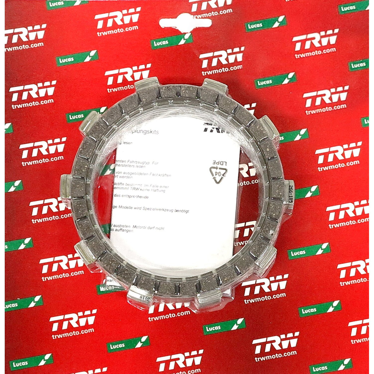 TRW clutch plate kit frictions discs