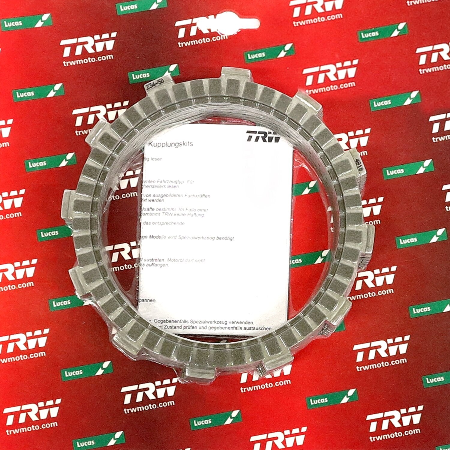 TRW clutch plate kit frictions discs