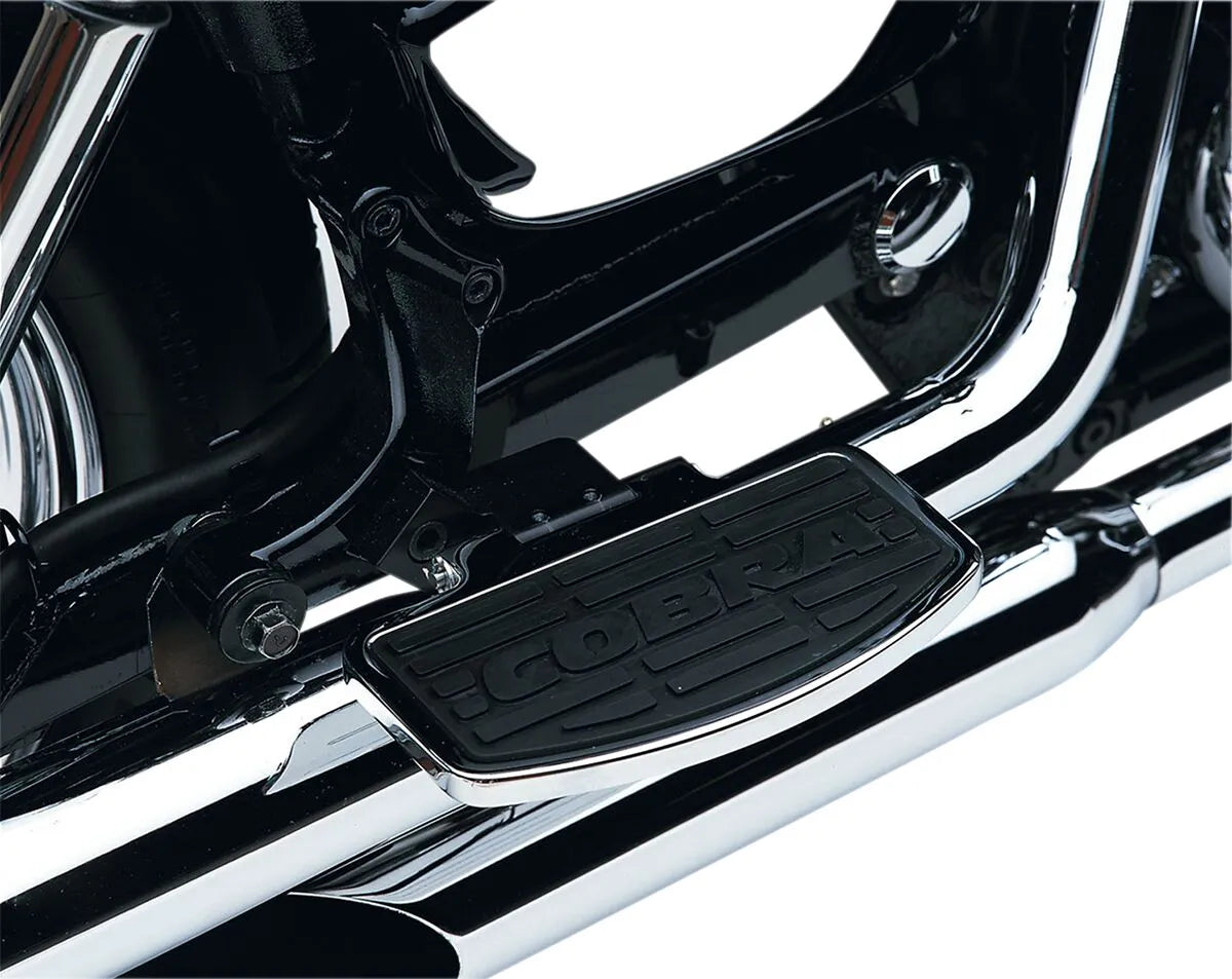 Cobra Classic Floorboard Kit - Chrome/black