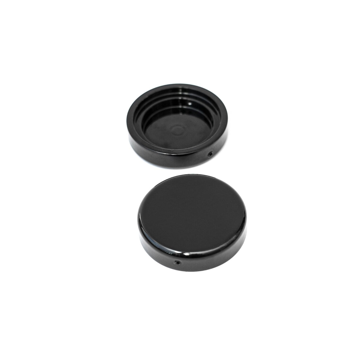 Killer Custom fork tube cap bolt cover set - Black - 2-piece