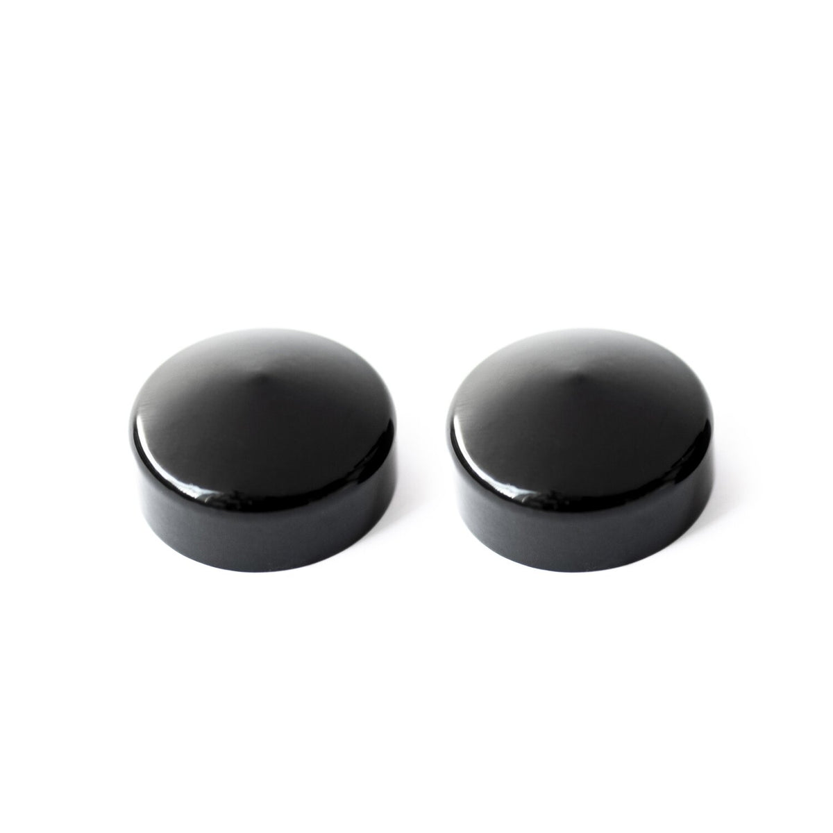 Killer Custom fork tube cap bolt cover set - Black - 2-piece