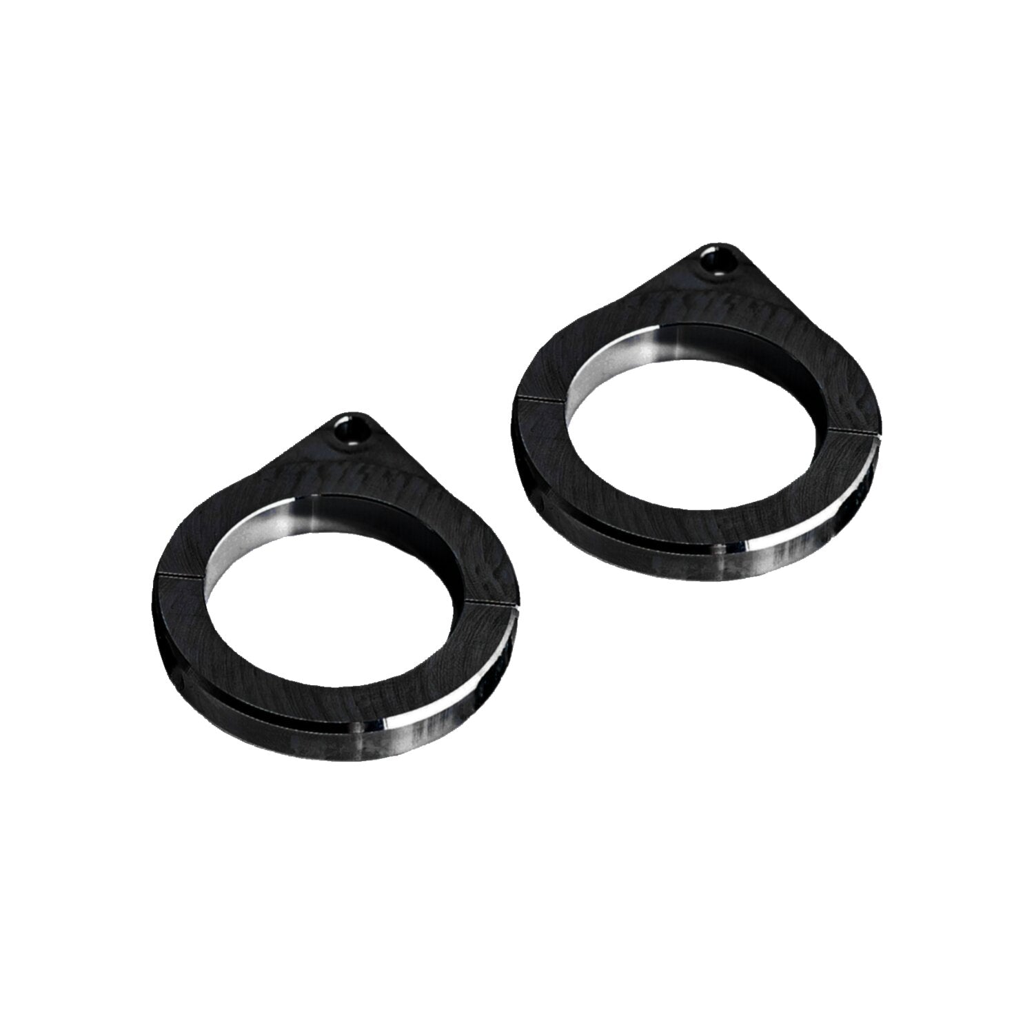 Killer Custom speedometer housing brackets - 1" Black