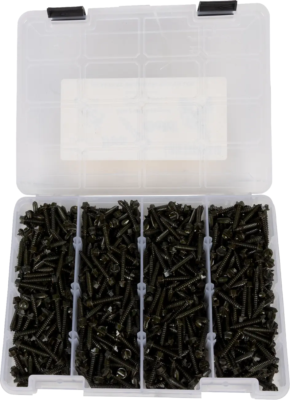 Gold Screws Pro Gold Green Ice Screws 1" 1000 Pack