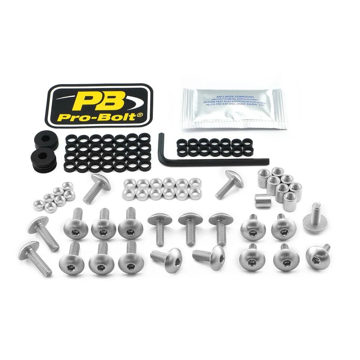 Pro Bolt Aluminium Fairing Bolt Kit For Suzuki