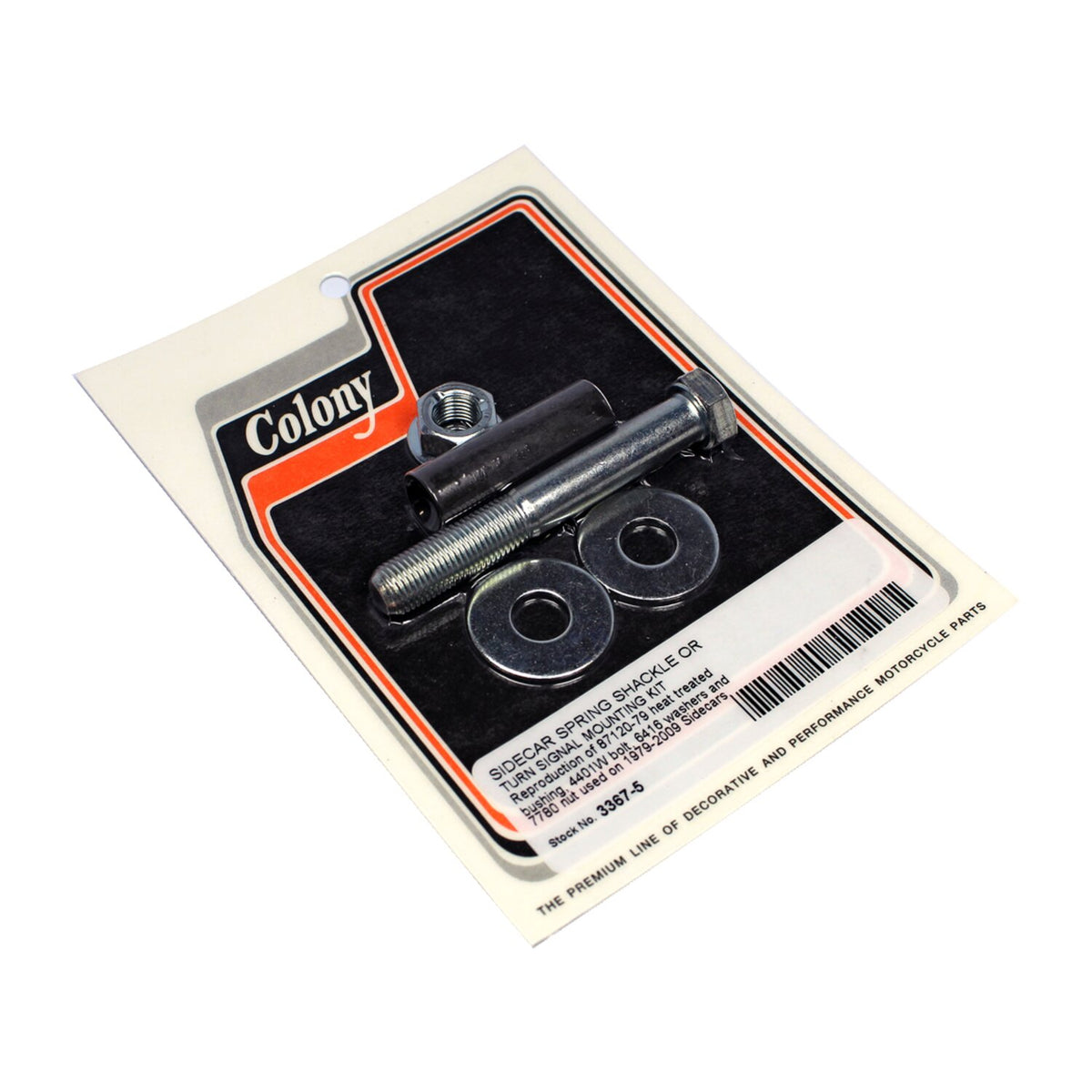 Colony sidecar spring shackle/turn signal mount kit