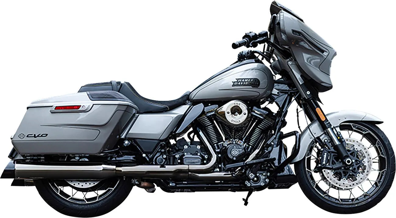 S&S Cycle Mk45 Performance Slip-On Avgasrör - Lava Chrome