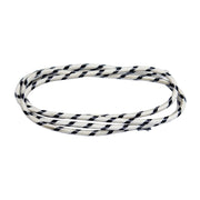 MCS Classic cloth covered wiring 25ft - roll - White/black
