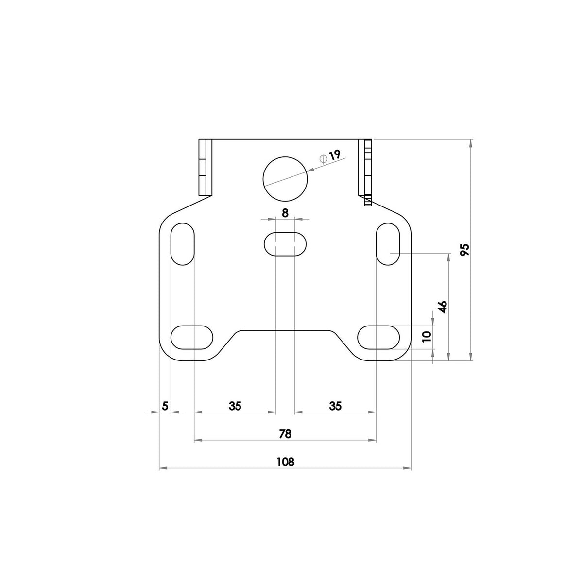 Zieger under fender license plate bracket kit - Pro4