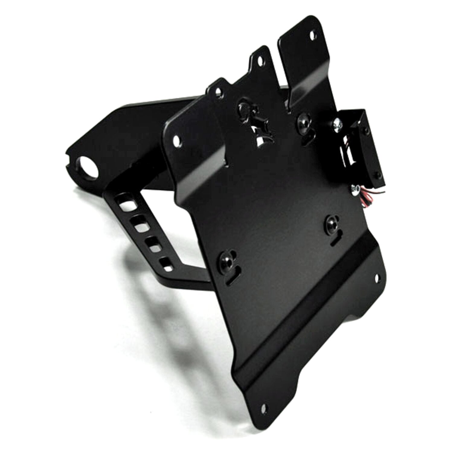 Zieger side mount license plate bracket kit - Black