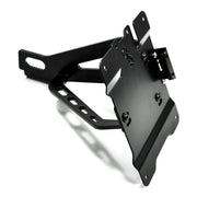 Zieger side mount license plate bracket kit - Black