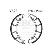 EBC plain brake shoes