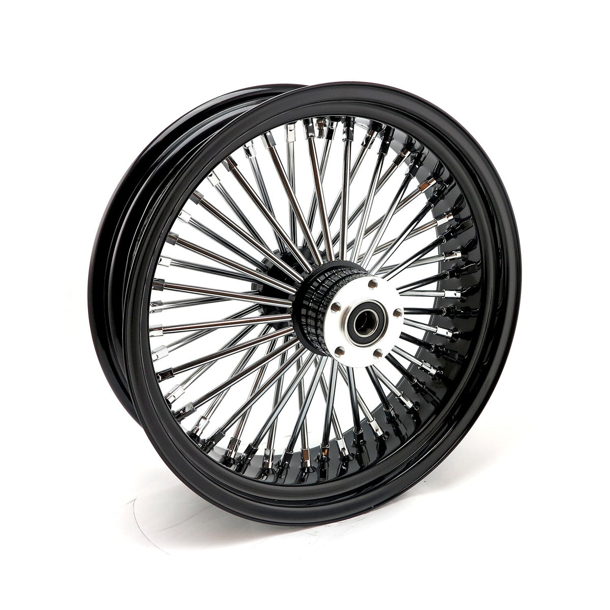 MCS radial 48 fat spoke rear wheel 5.50 x 18 black