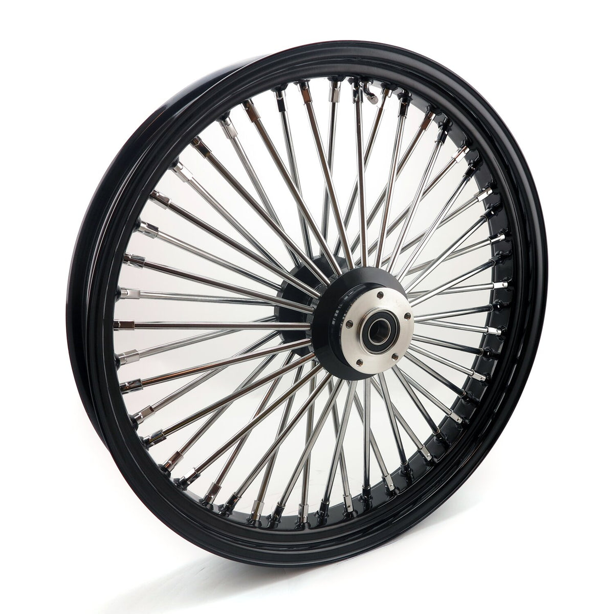 MCS radial 48 fat spoke front wheel 3.50 x 23 DF black