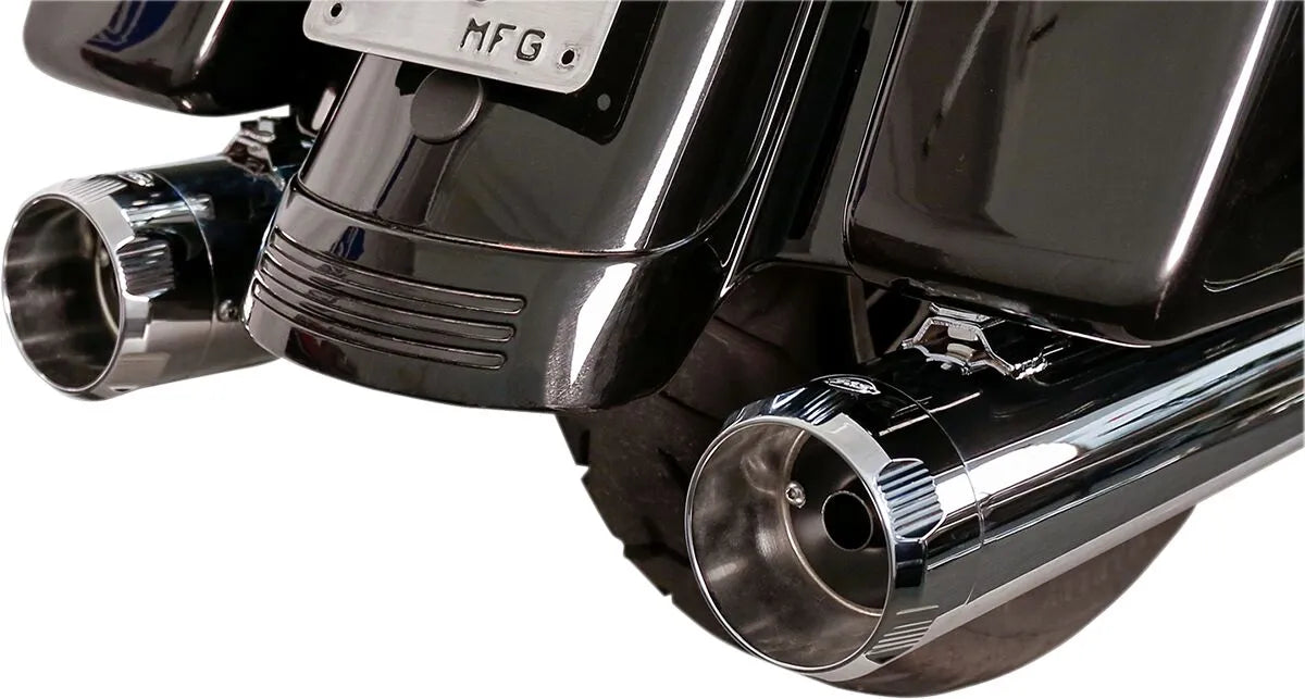 S&S Cycle Mk45 Slip-On Avgasrör med Thruster Ändstycken - ECE Väglaglig