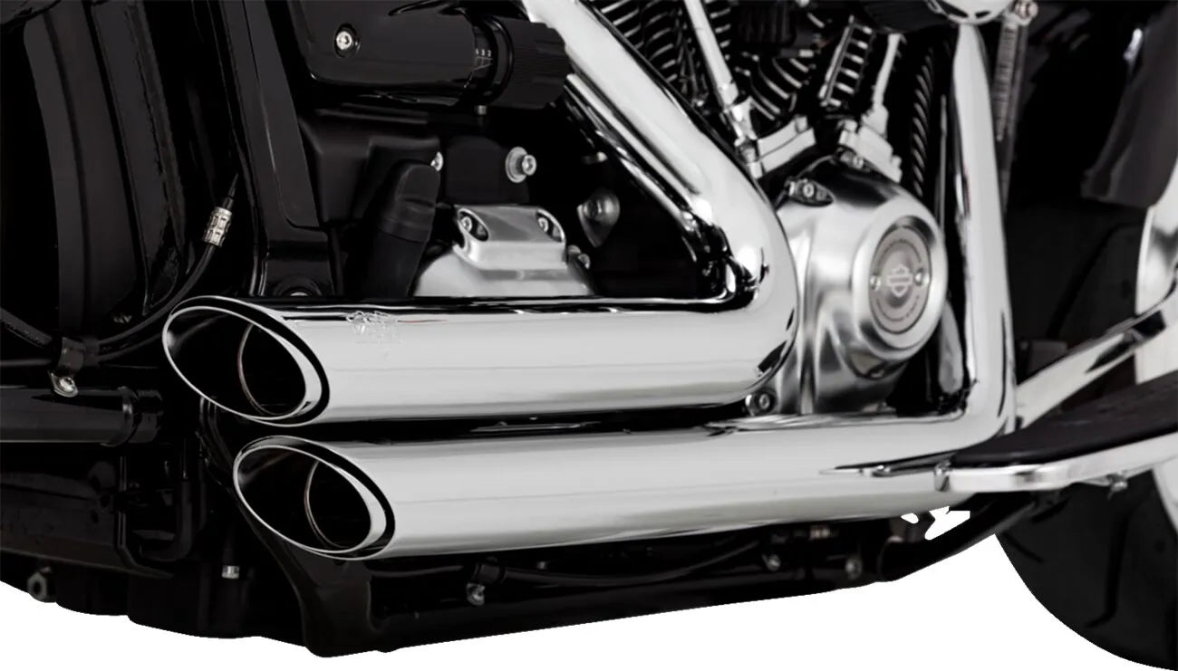 Vance & Hines Shortshots Staggered Avgasrör - Krom