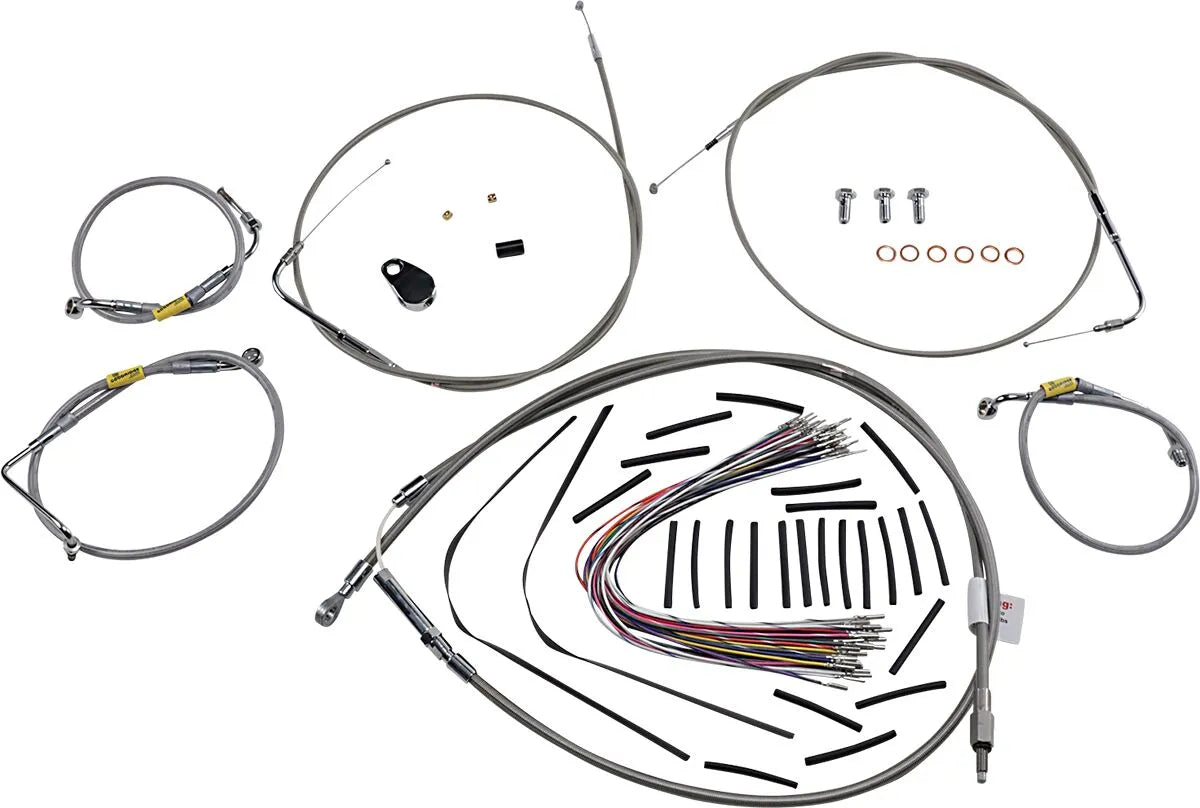 Burly Brand Control Cable Kit for 13" Bagger Handlebars