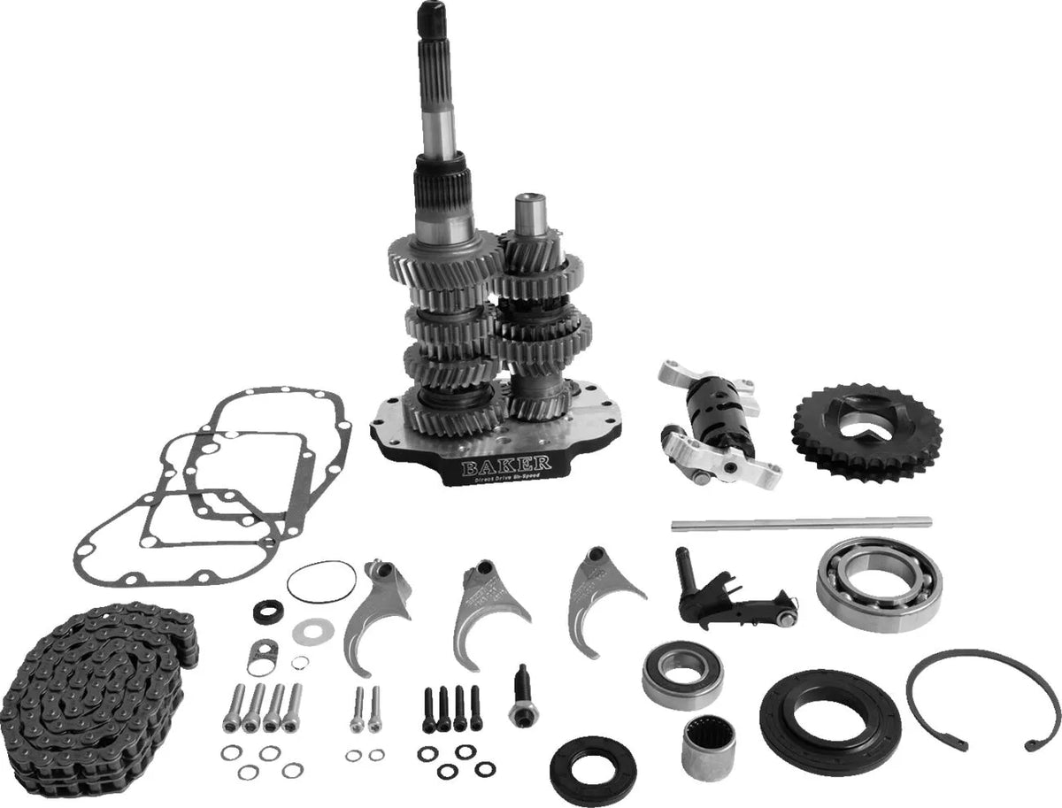 Baker Drivetrain DD6 Gear Set Black 3.24:1 for Harley Davidson