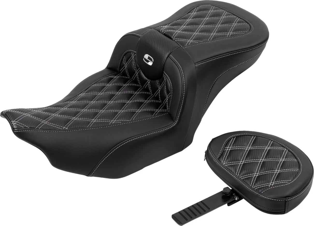 Saddlemen Roadsofa Lattice Stitch Seat - For Harley Davidson