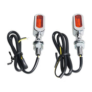MCS Fastline LED turn signal set - Chrome amber lens